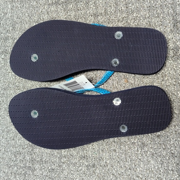 Vera Bradley Nautical Flip Flops NWT Size Larfe - Picture 4 of 4